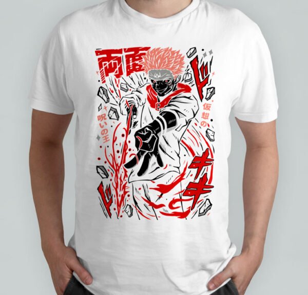 Playera Sukuna (Jujutsu Kaisen) Hombre - Imagen 4
