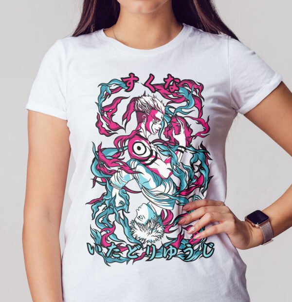 Playera Sukuna (Jujutsu Kaisen) Mujer - Imagen 2