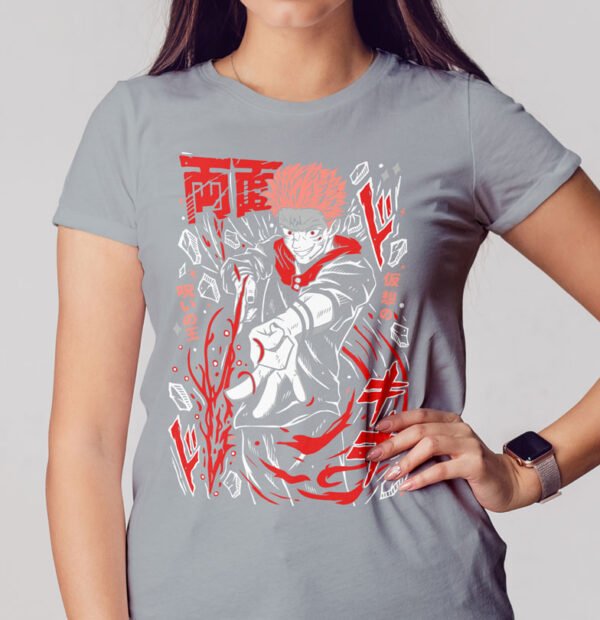 Playera Sukuna (Jujutsu Kaisen) Mujer - Imagen 11