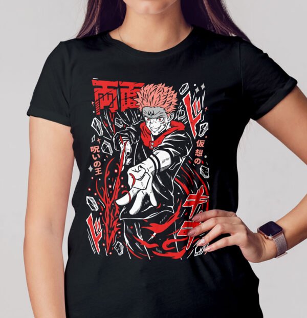 Playera Sukuna (Jujutsu Kaisen) Mujer - Imagen 8