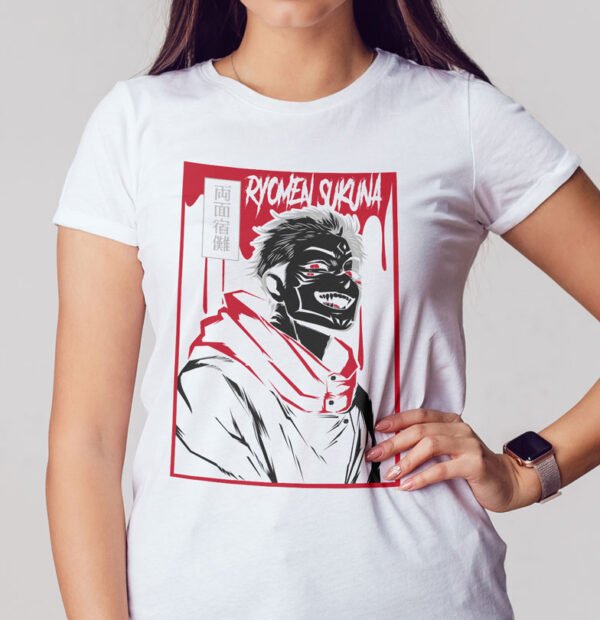 Playera Sukuna (Jujutsu Kaisen) Mujer - Imagen 3