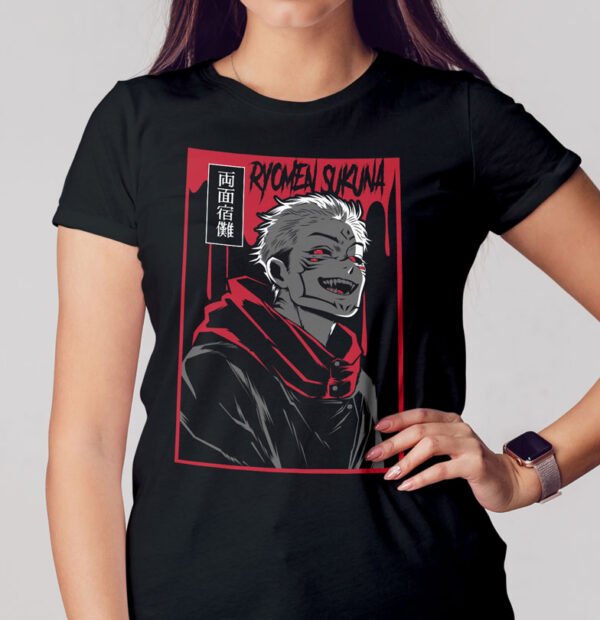 Playera Sukuna (Jujutsu Kaisen) Mujer - Imagen 7